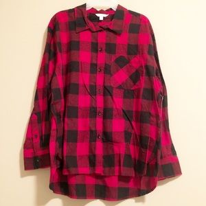 NWT Buffalo Plad  button down flannel 100% cotton